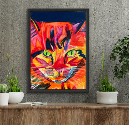 Orange Cat - fine prints of original artwork