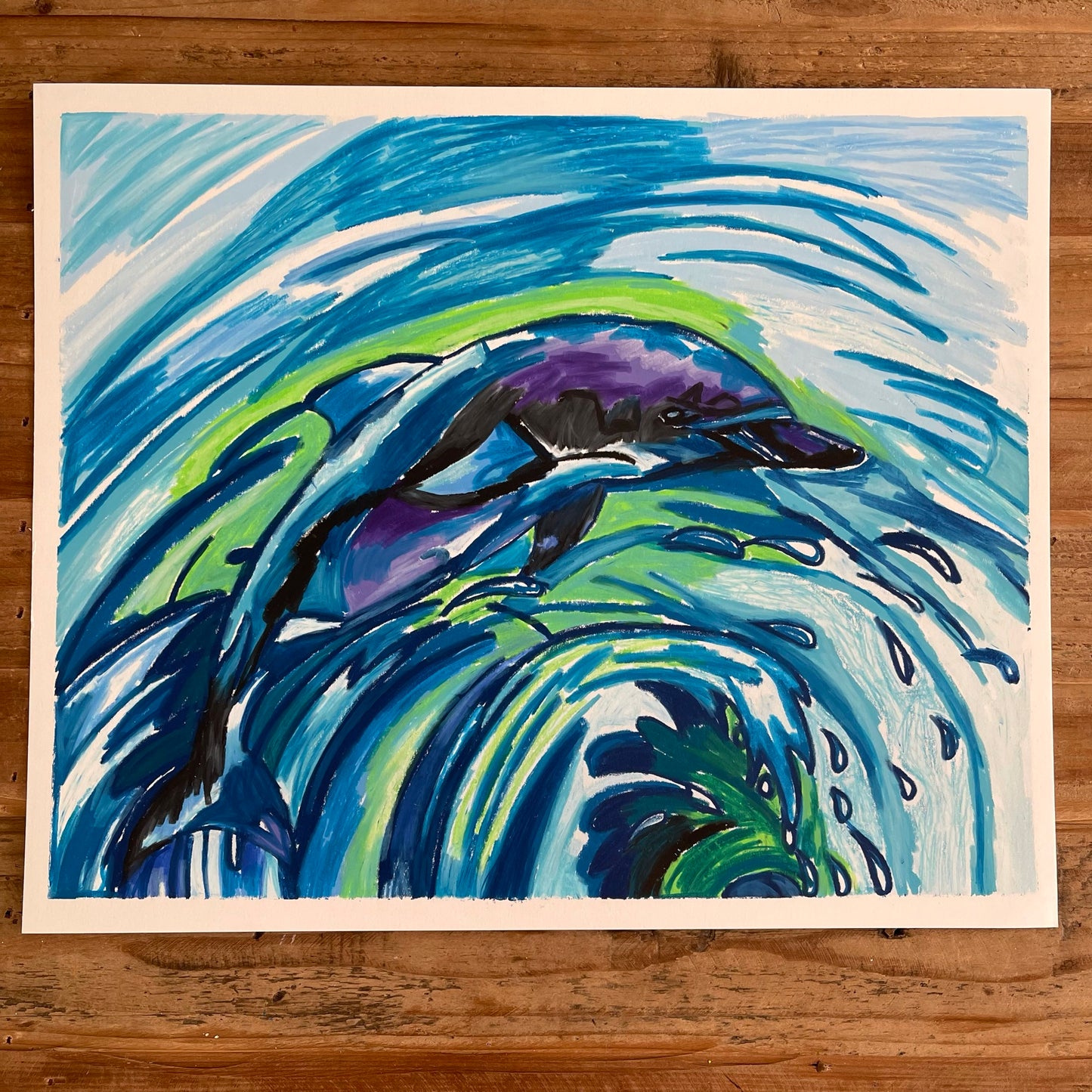 Dolphin - fine prints of original artwork