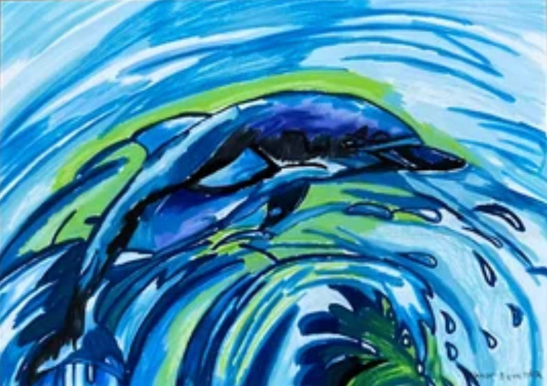 Dolphin - fine prints of original artwork