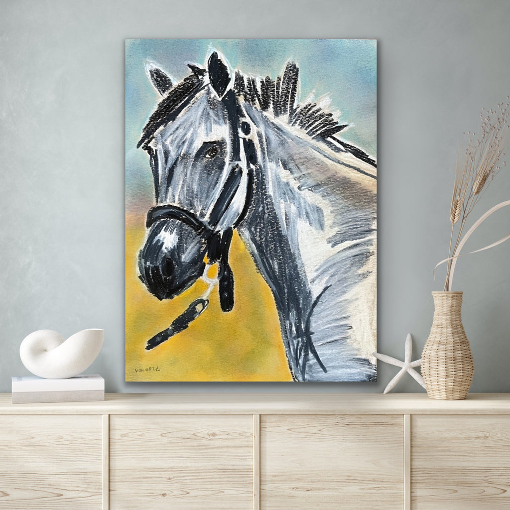 White  Horse - Art Prints