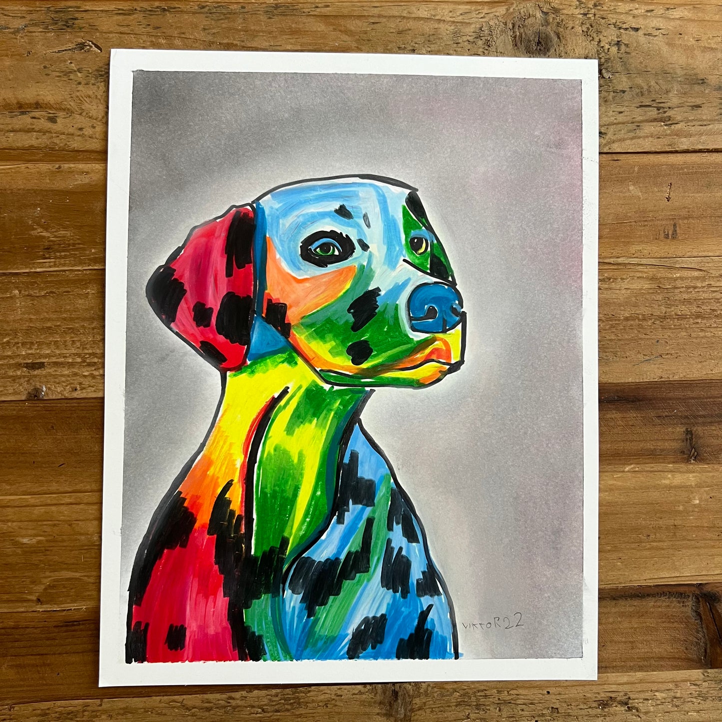 Dalmatian - ORIGINAL 11x14"