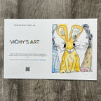 Bunny with Flowers - Greeting cards