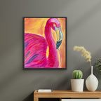 Flamingo - ORIGINAL  14x17”