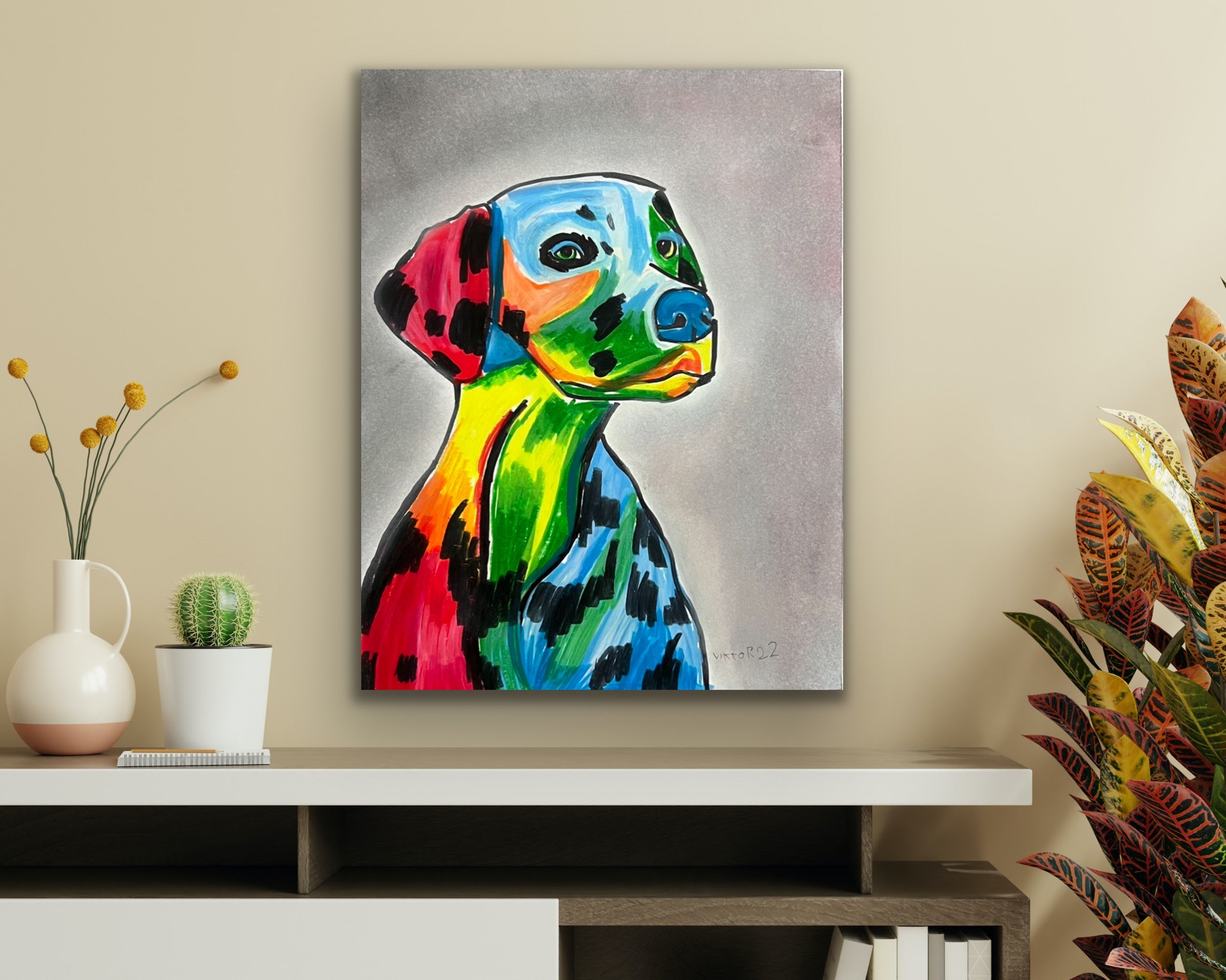 Dalmatian - ORIGINAL 11x14"