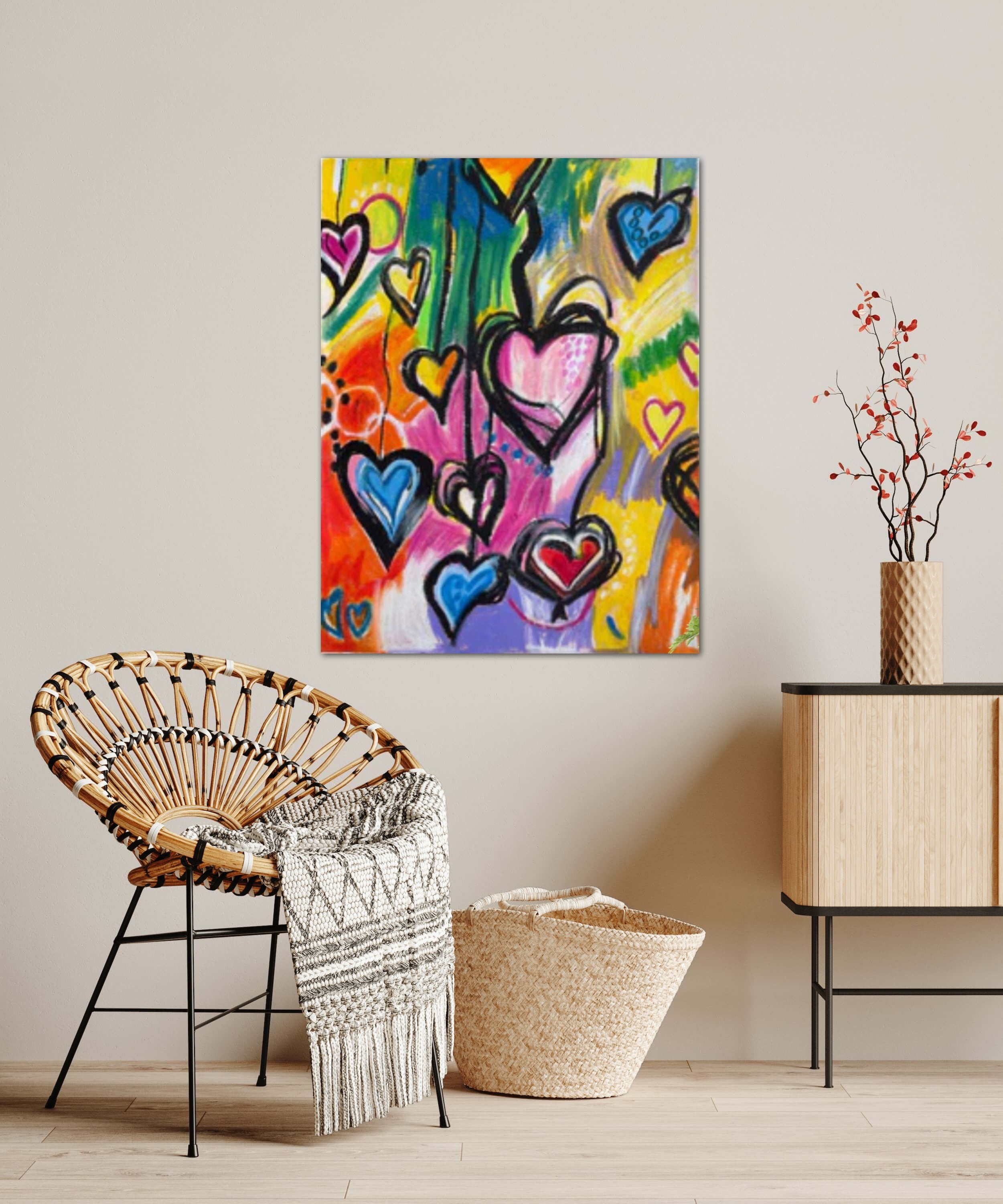 Hearts - Art Prints - Vichy's Art