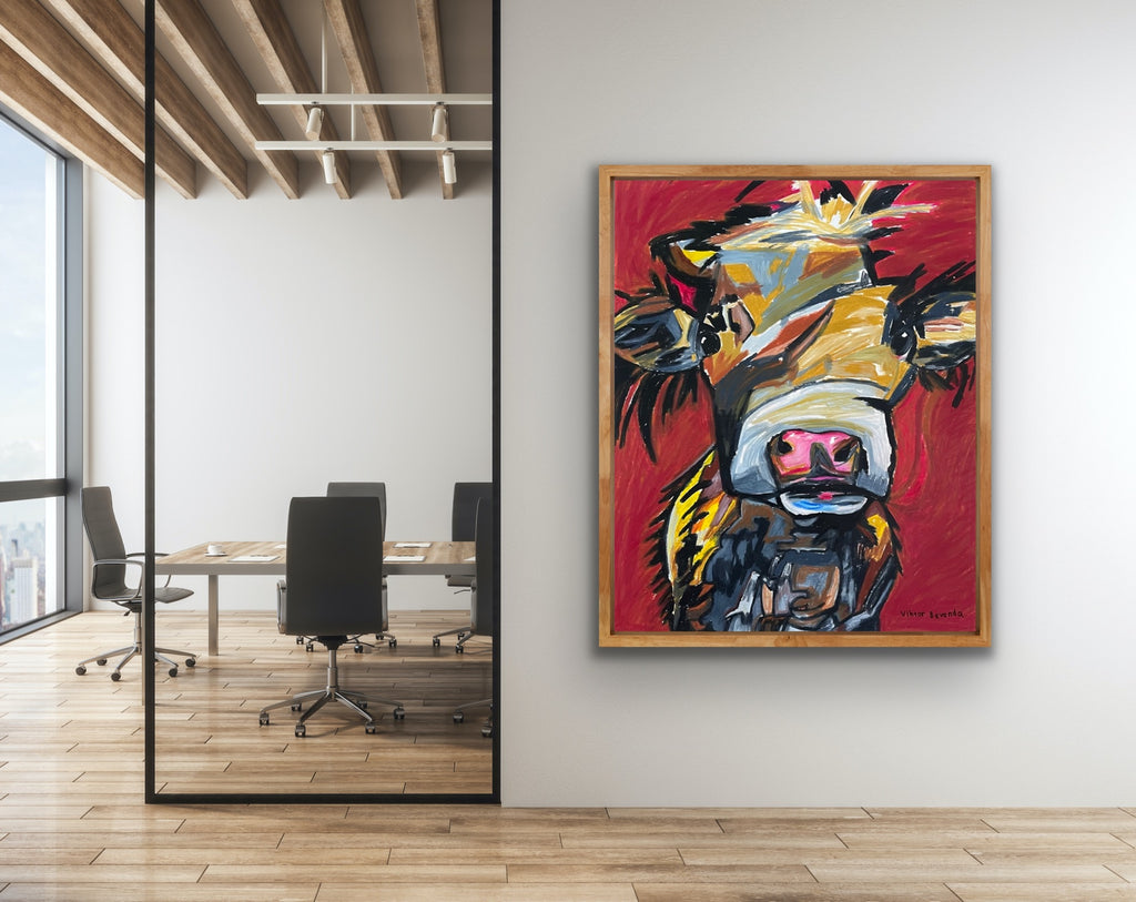 Cow - Art Prints - Vichy's Art