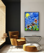 Sunny Day - Printable Painting, Digital Download