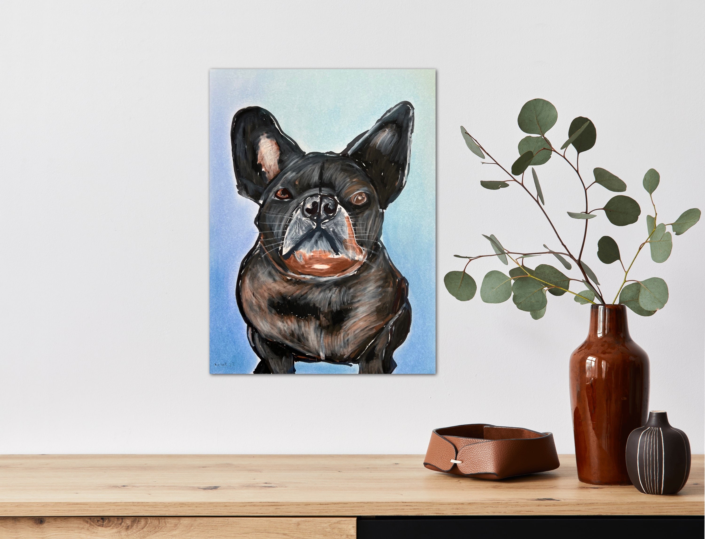 French Bulldog - ORIGINAL 11x14"