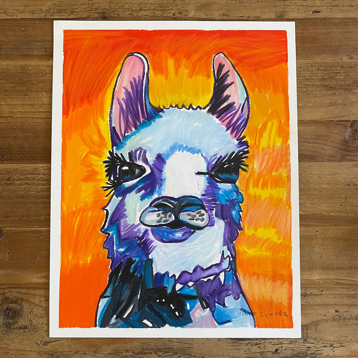 Purple Llama - Art Prints