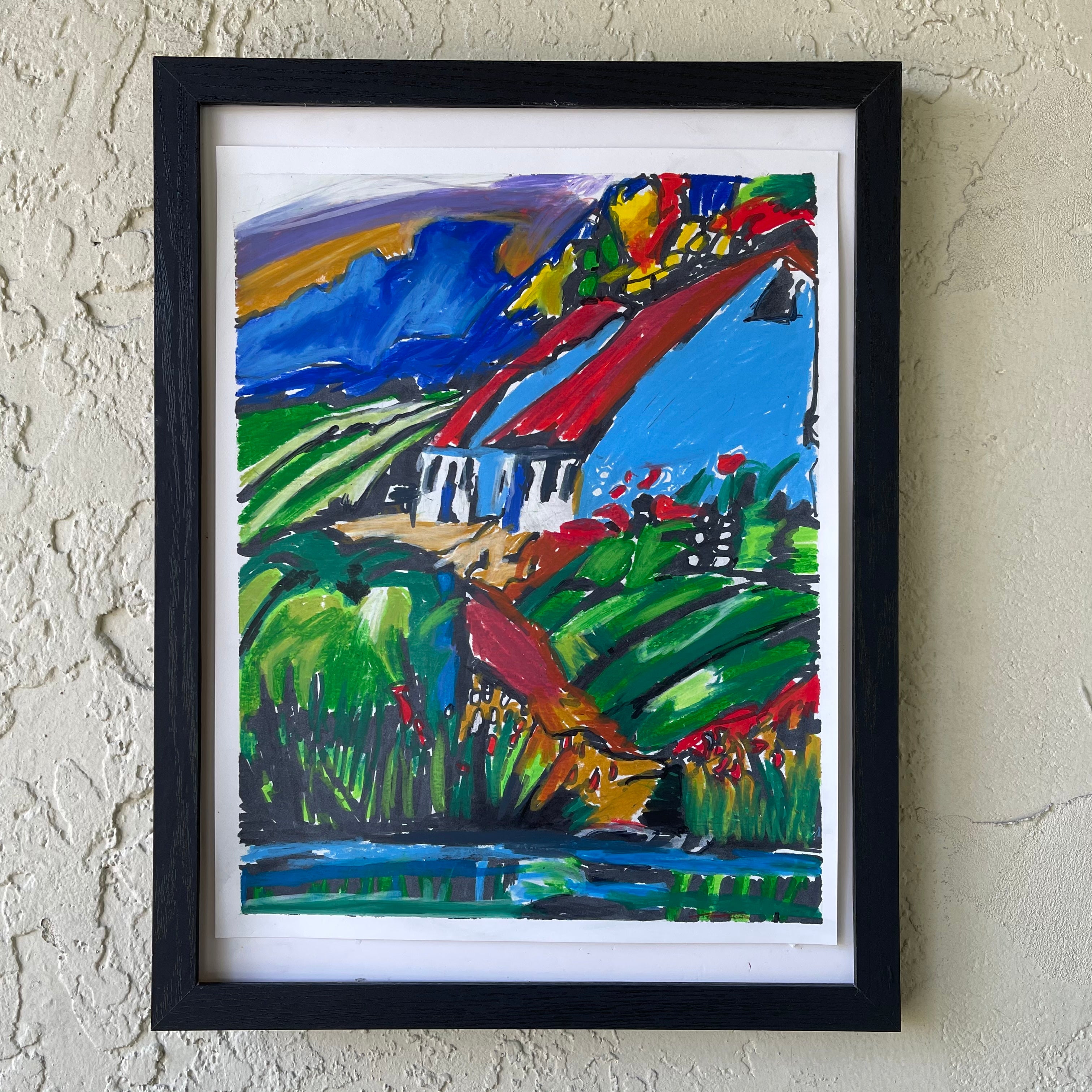 Cottage - ORIGINAL 11x14" - Vichy's Art