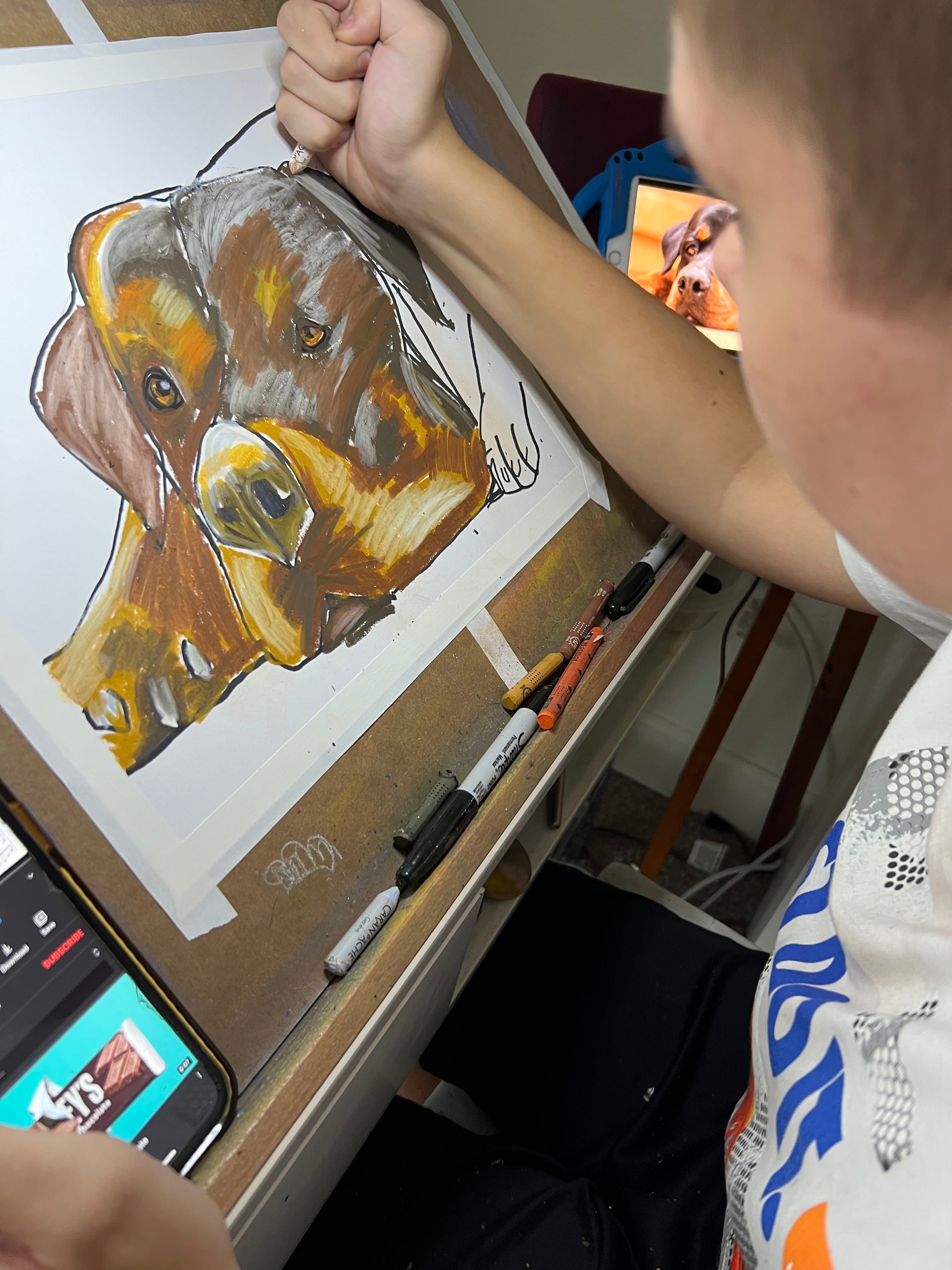 Cuddly Rottweiler - Art Prints