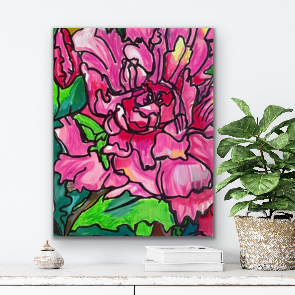 Mountain Blossom Flower  - ORIGINAL 11x14”