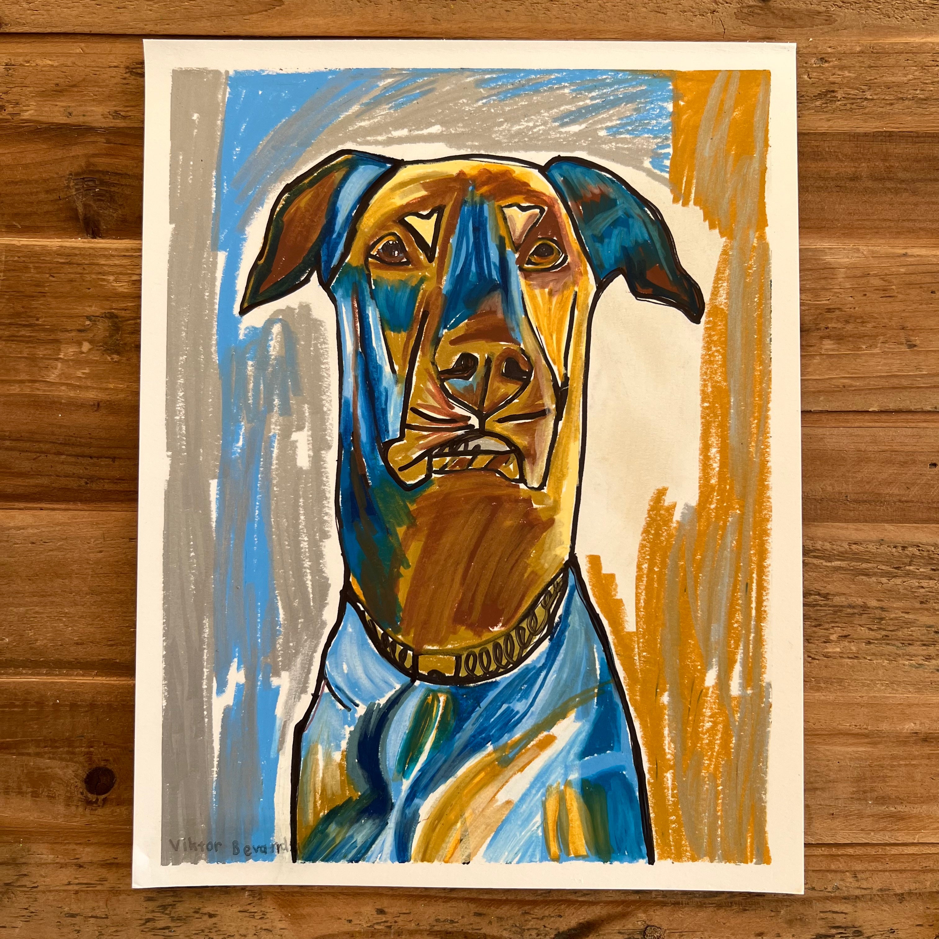 Golden Jasper - ORIGINAL 11x14"