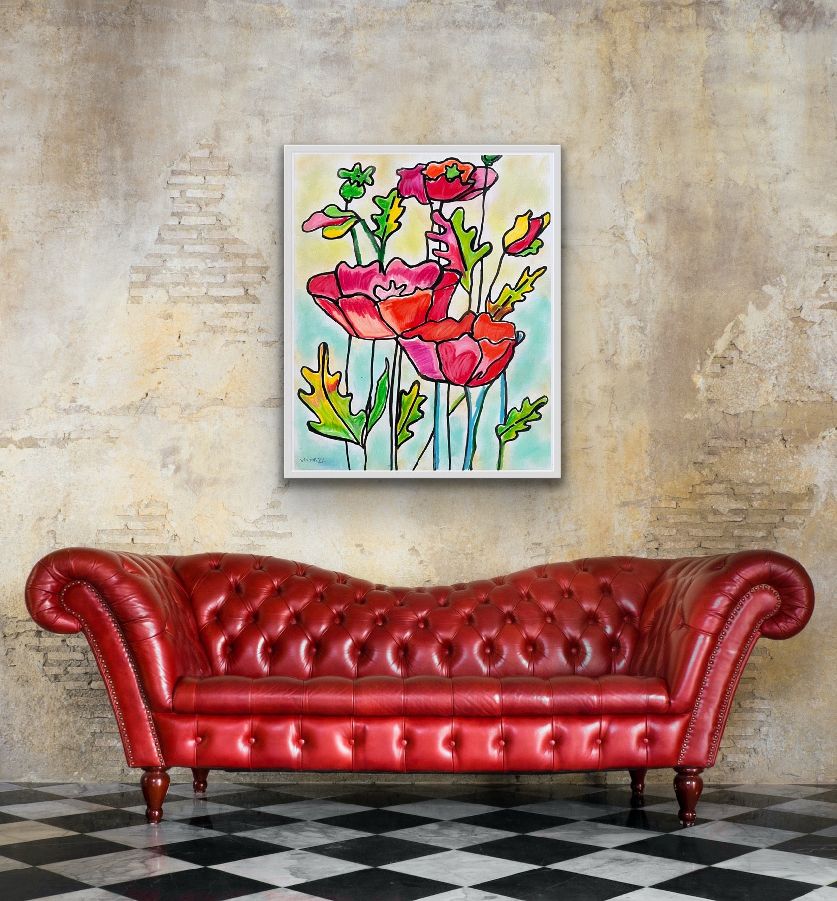 Poppy flower - Art Prints