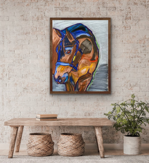 Brown Horse - Art Prints - Vichy's Art