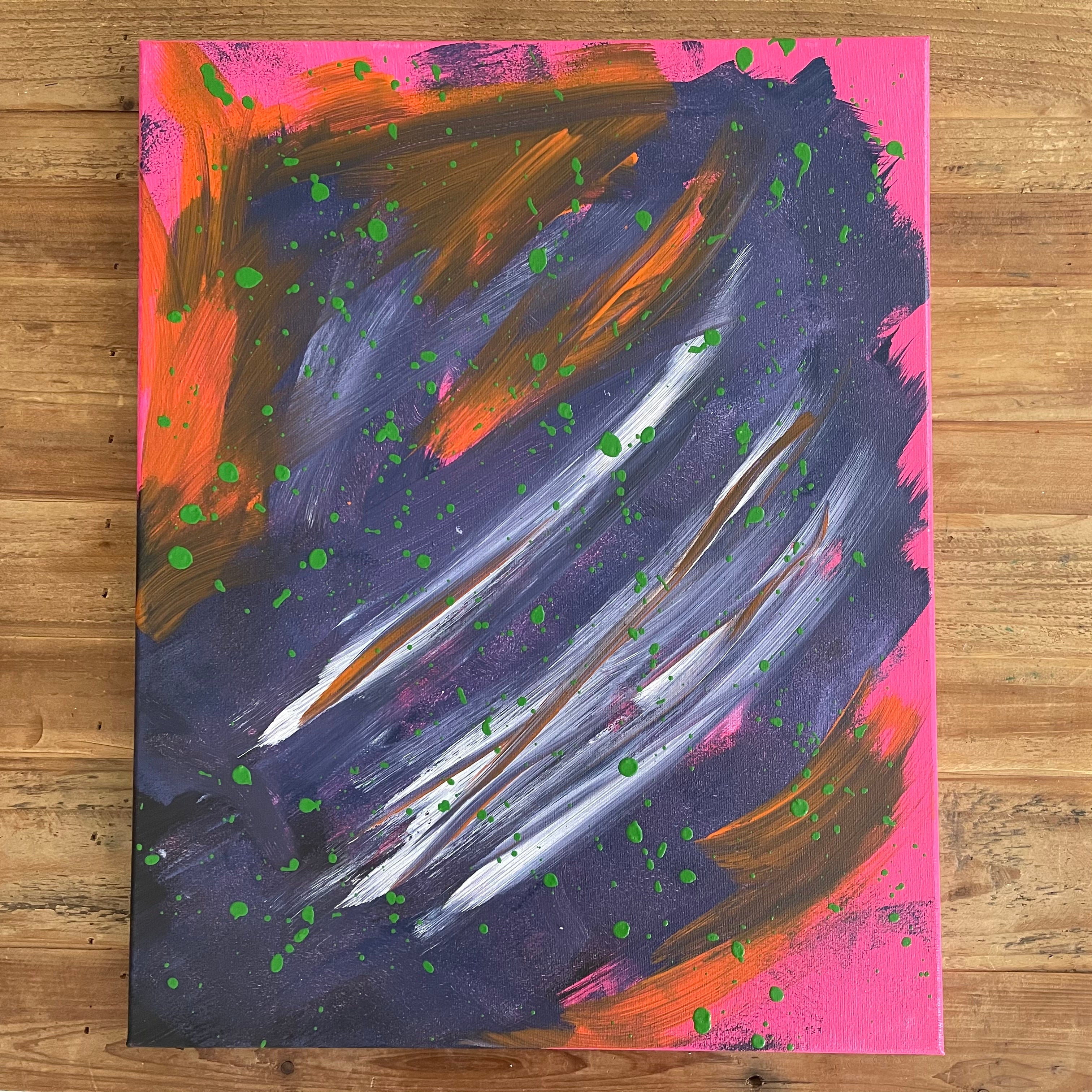 Painting with acrylic colors No 1 - ORIGINAL - Vichy's Art