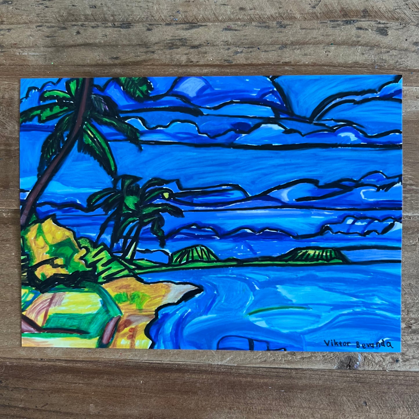 Beach - Set of 8 prints in size 5x7"