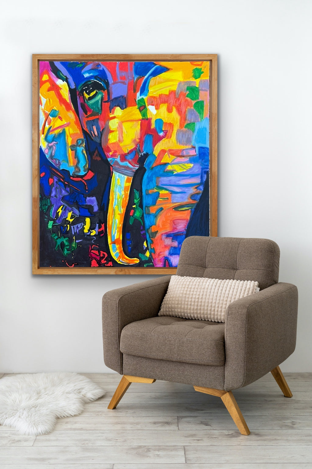 Abstract Elephant - Art Prints