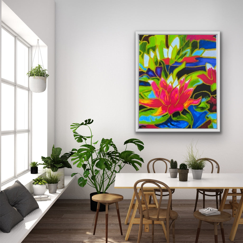Sacred Lotus  - fine prints of original artwork - Vichy's Art