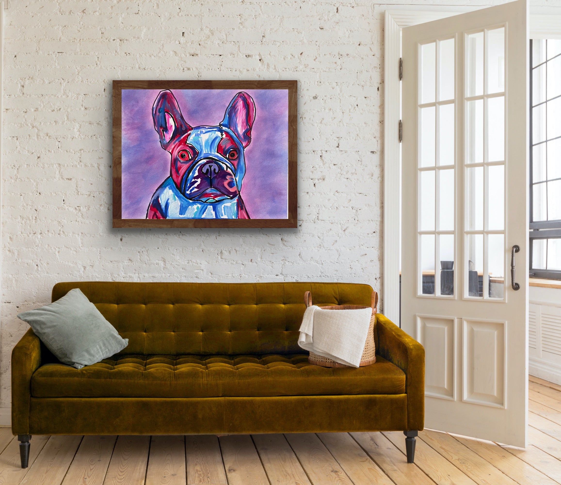 French Bulldog  - ORIGINAL 11x14"