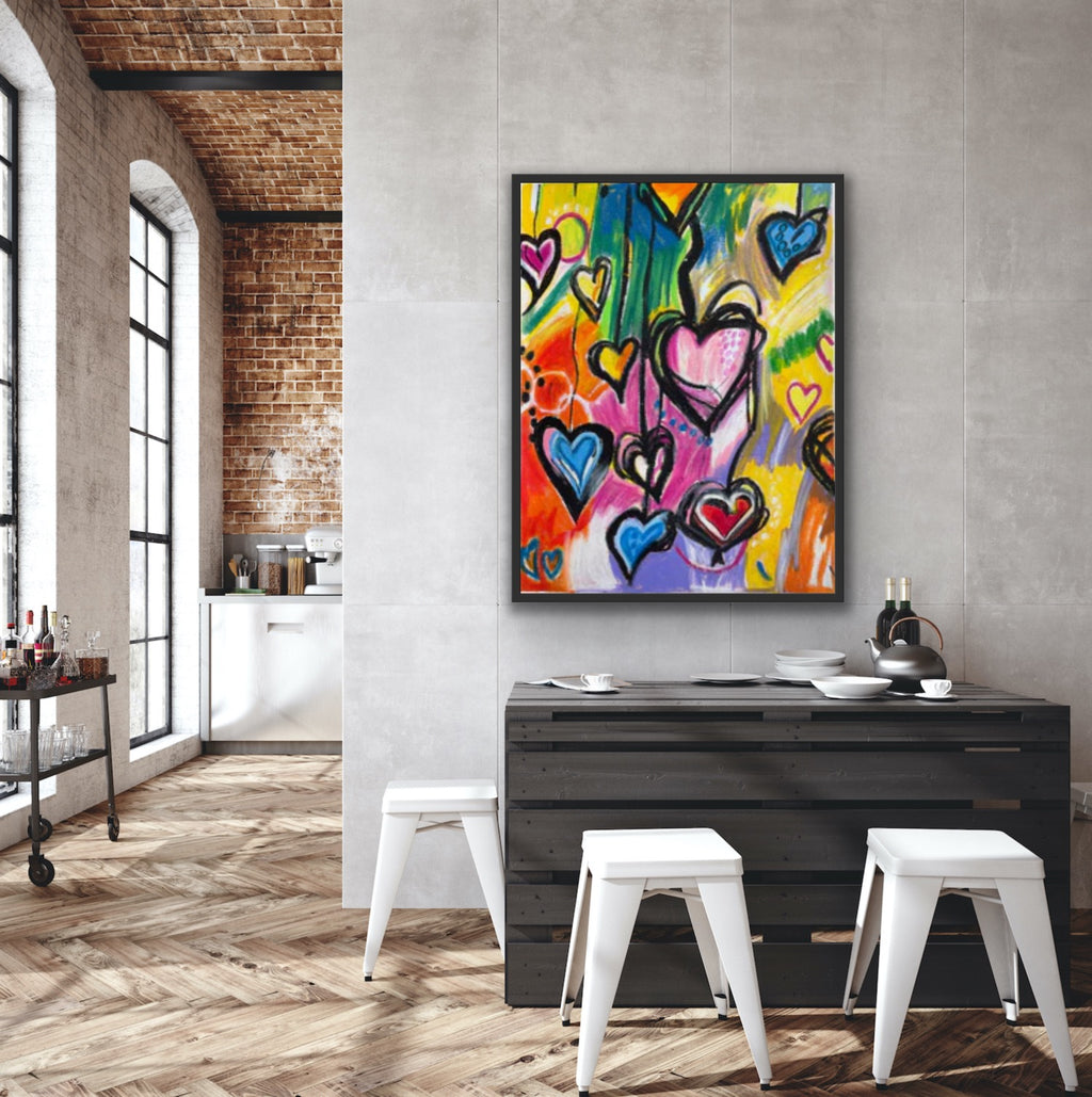 Hearts - Art Prints - Vichy's Art