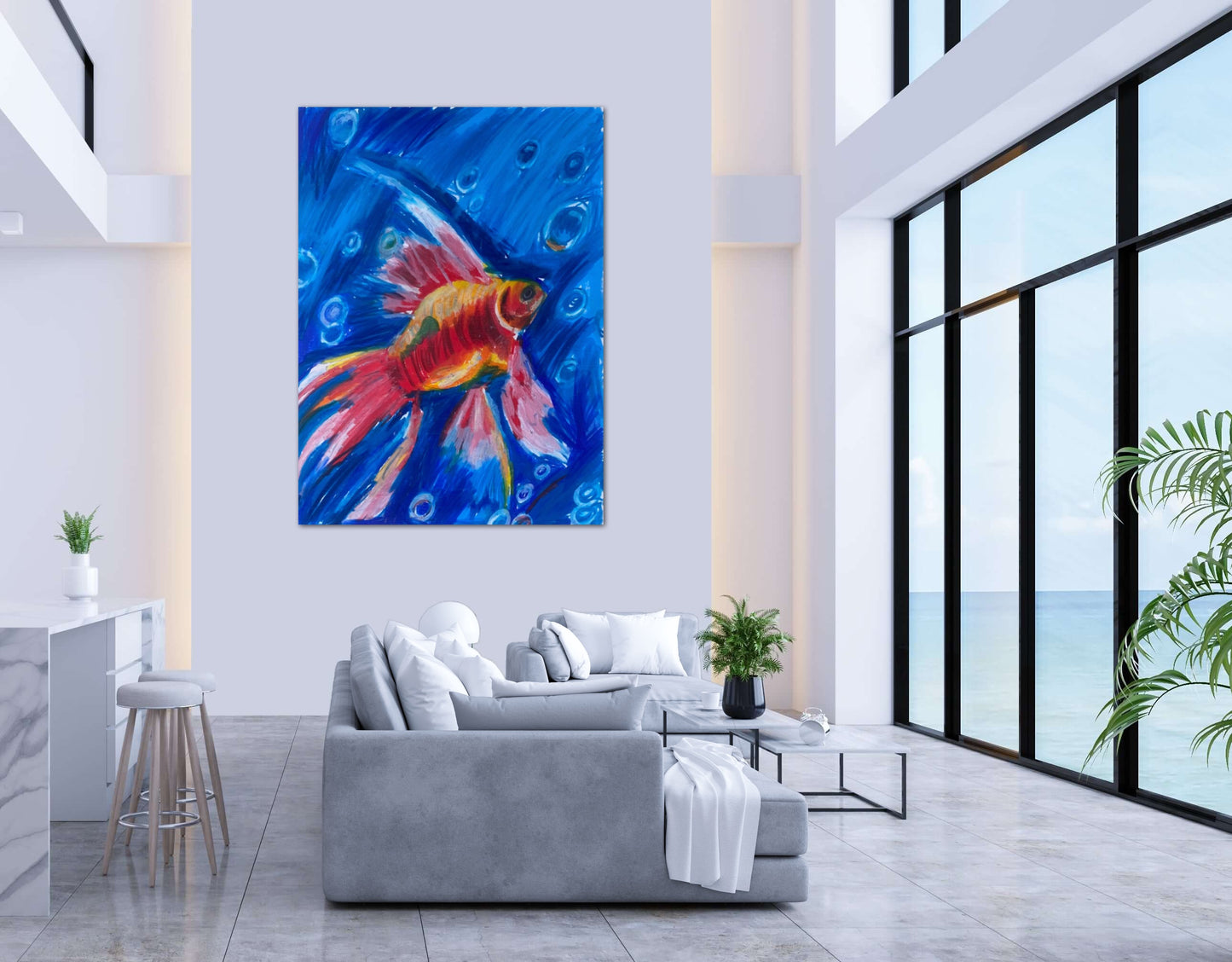 Goldfish - Print, Poster or Stretched Canvas Print in more sizes