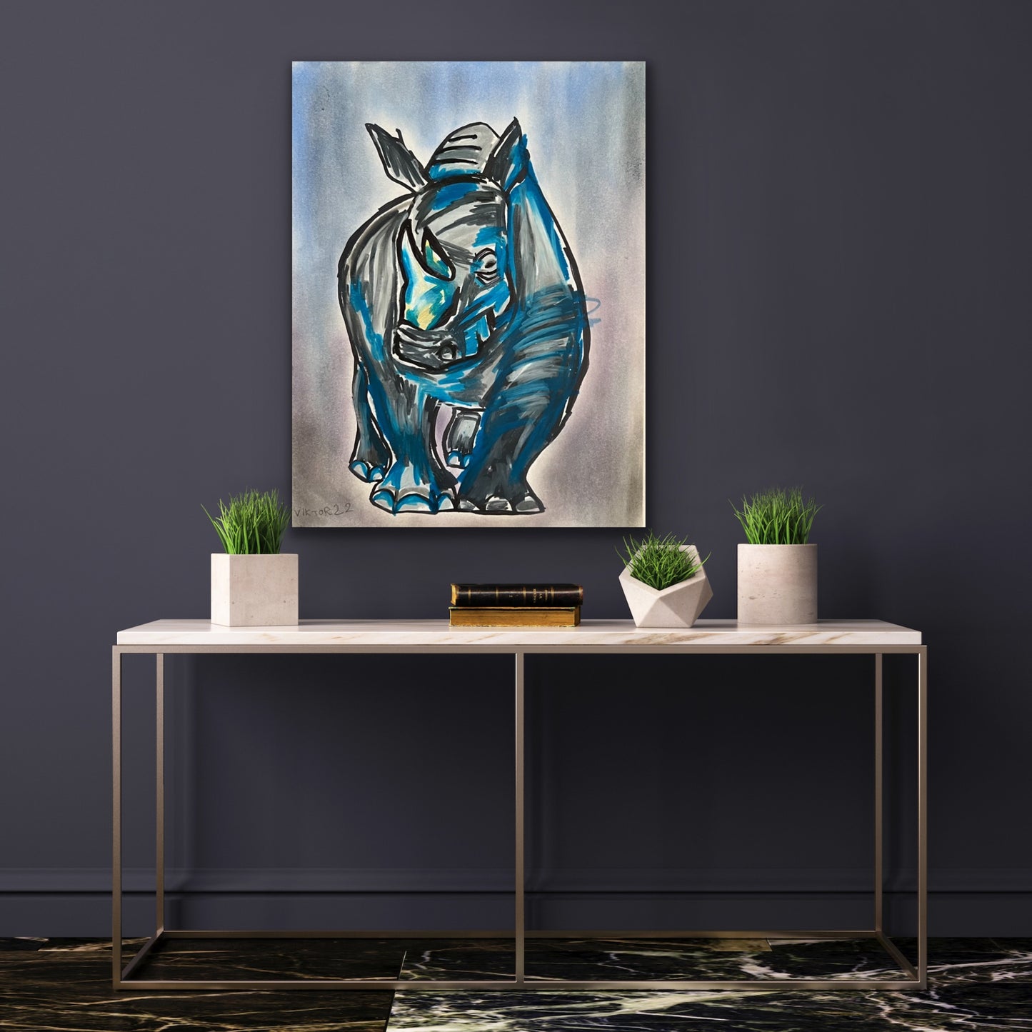 Rhino - fine prints of original artwork