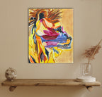 Lion - ORIGINAL 14x17”