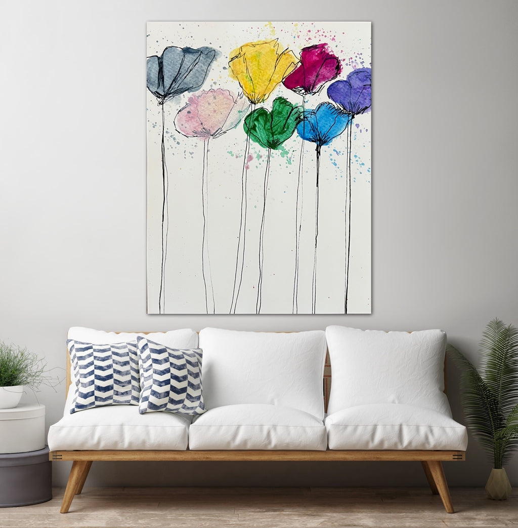7 flowers - Art Prints