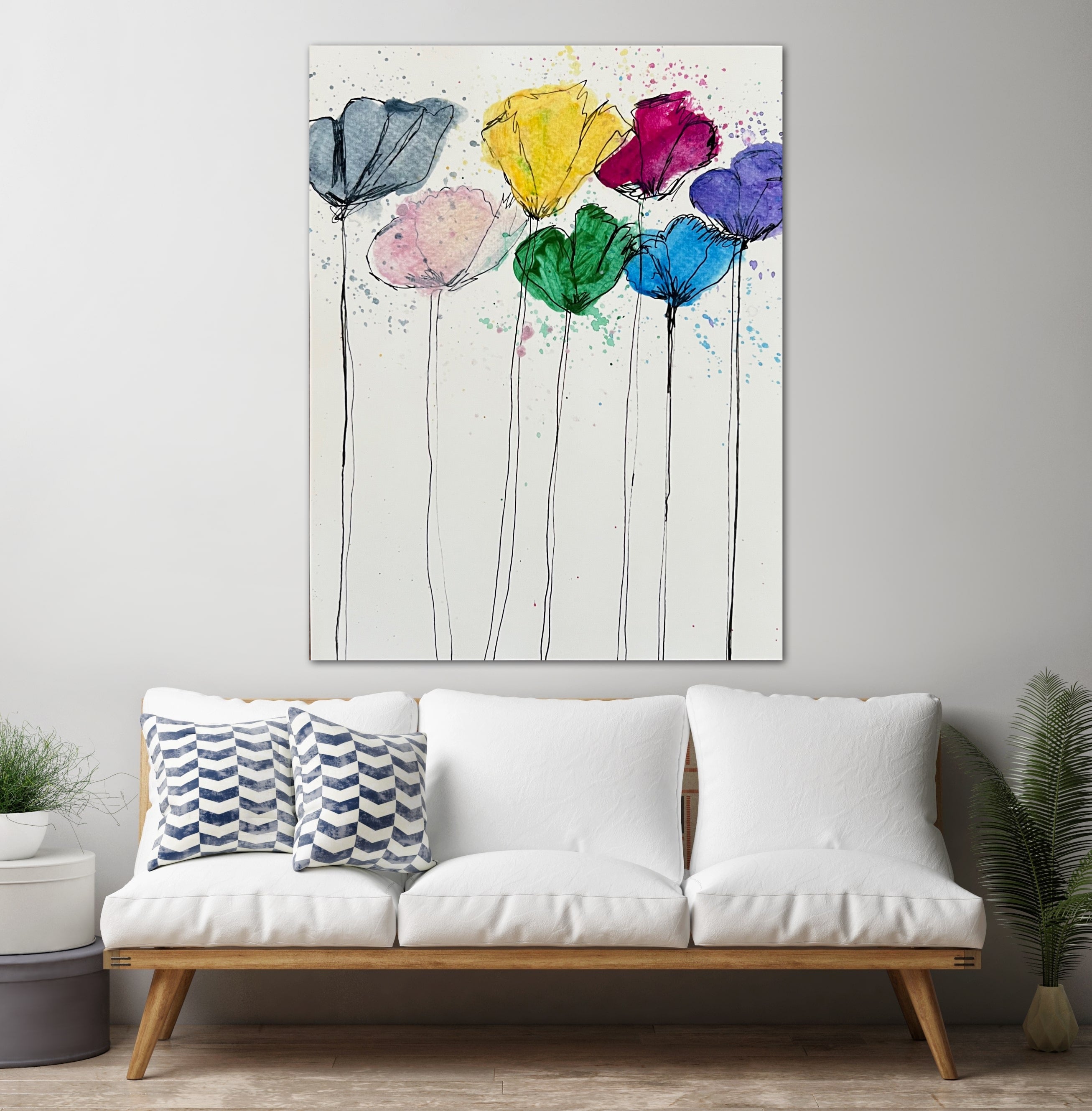 7 flowers - Art Prints