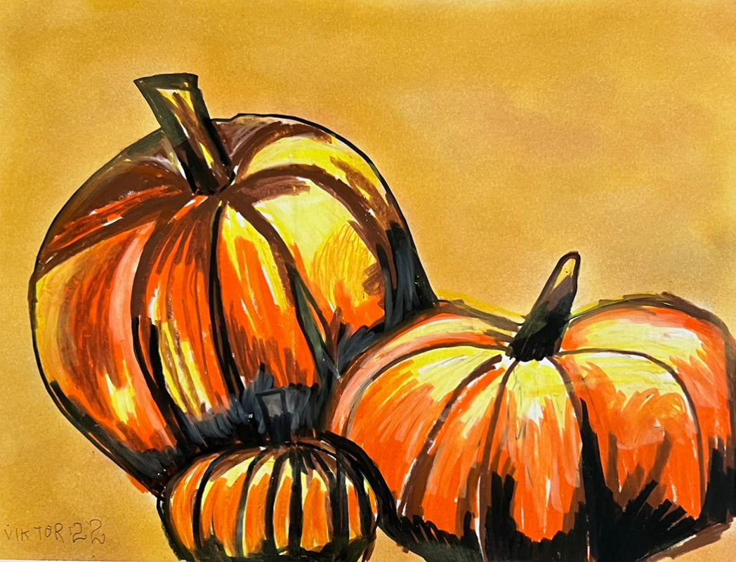 Pumpkins - ORIGINAL 11x14"