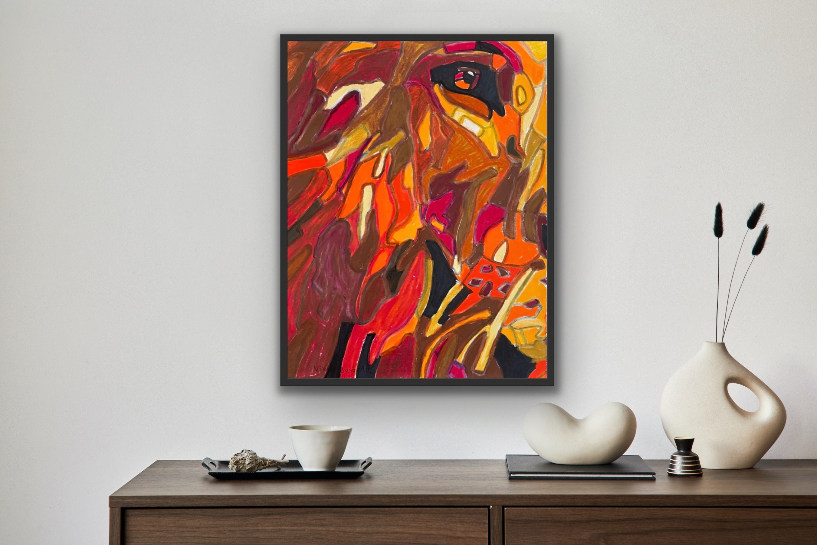 Lion - Printable Painting, Digital Download