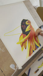 Sunflower my love - ORIGINAL 14x17”